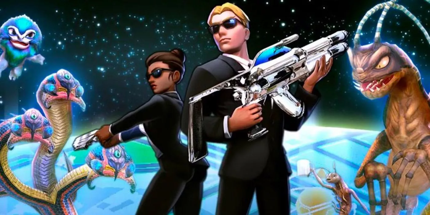 Dos agentes se unen en el juego móvil Men in Black: Global Invasion.