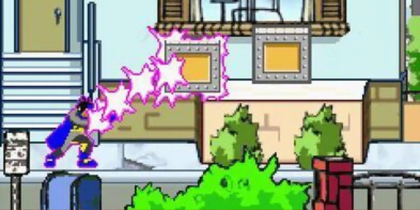 Static ejerce sus poderes electromagnéticos en el juego cancelado de GBA Static Shock.