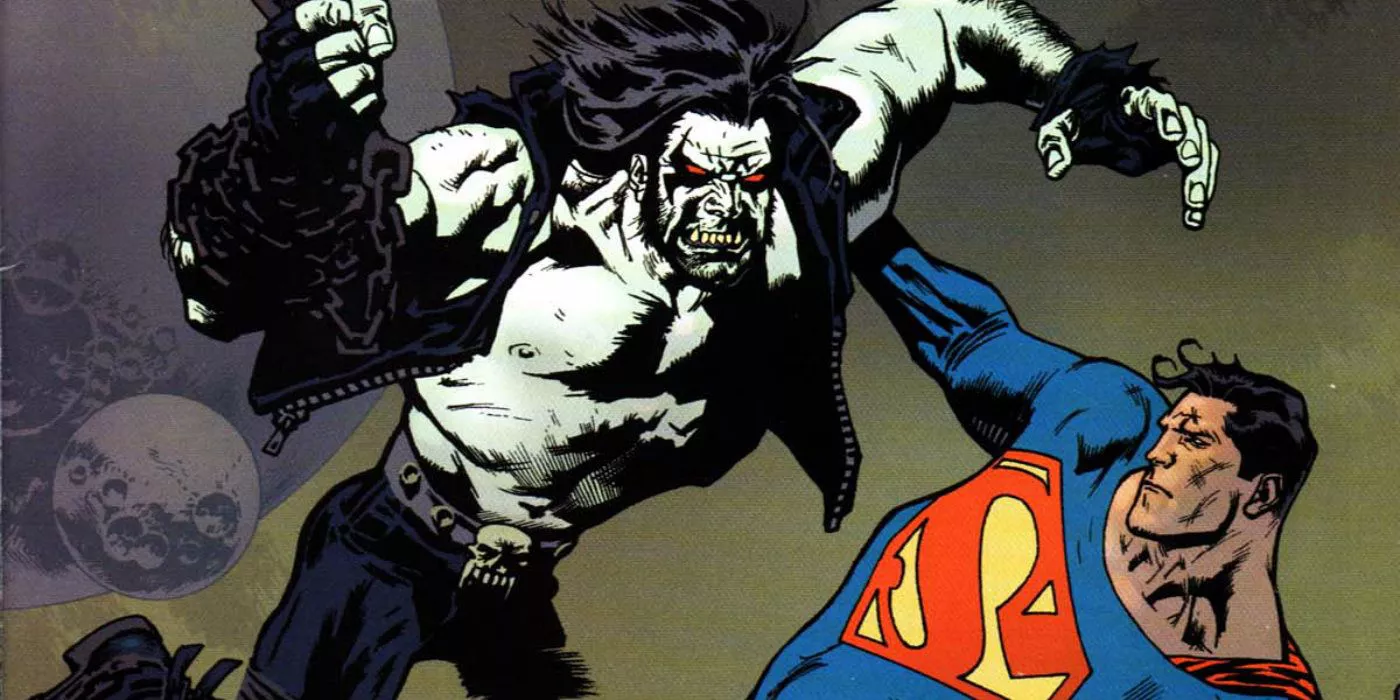 Lobo se enfrenta a Superman