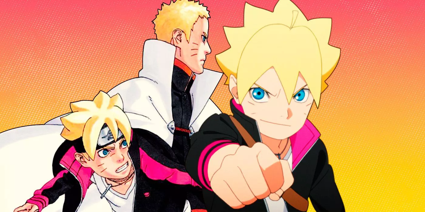 Boruto del anime y el manga y Naruto