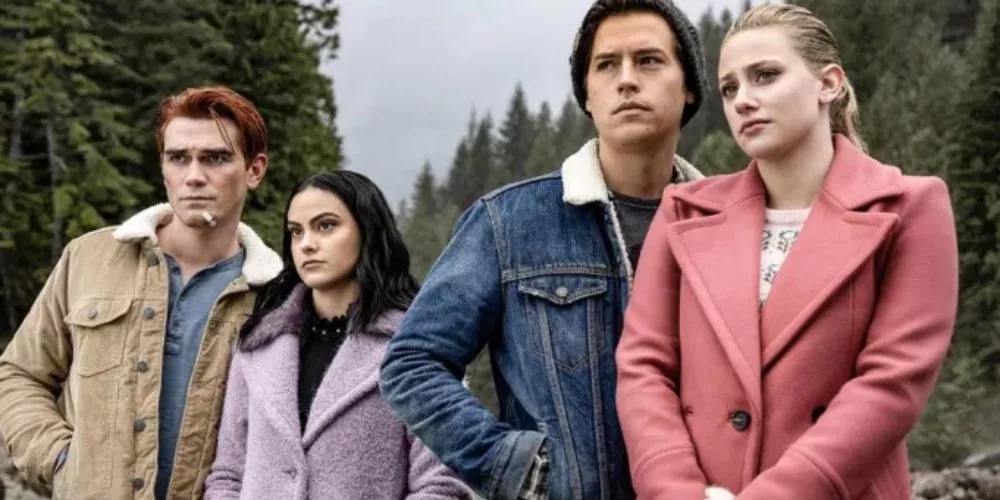 KJ Apa, Camila Mendes, Cole Sprouse and Lili Reinhart of Riverdale