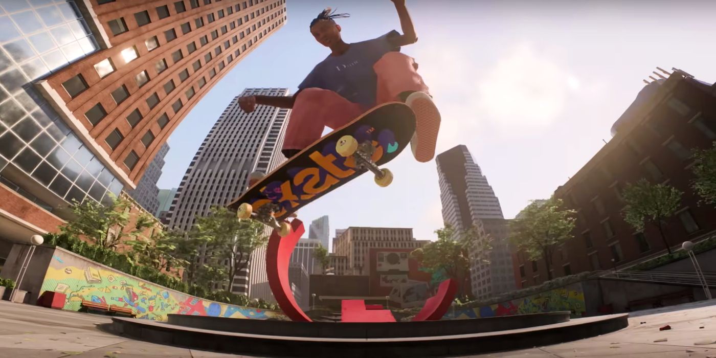 Skate 4 Screenshot of skater in gameplay trailer