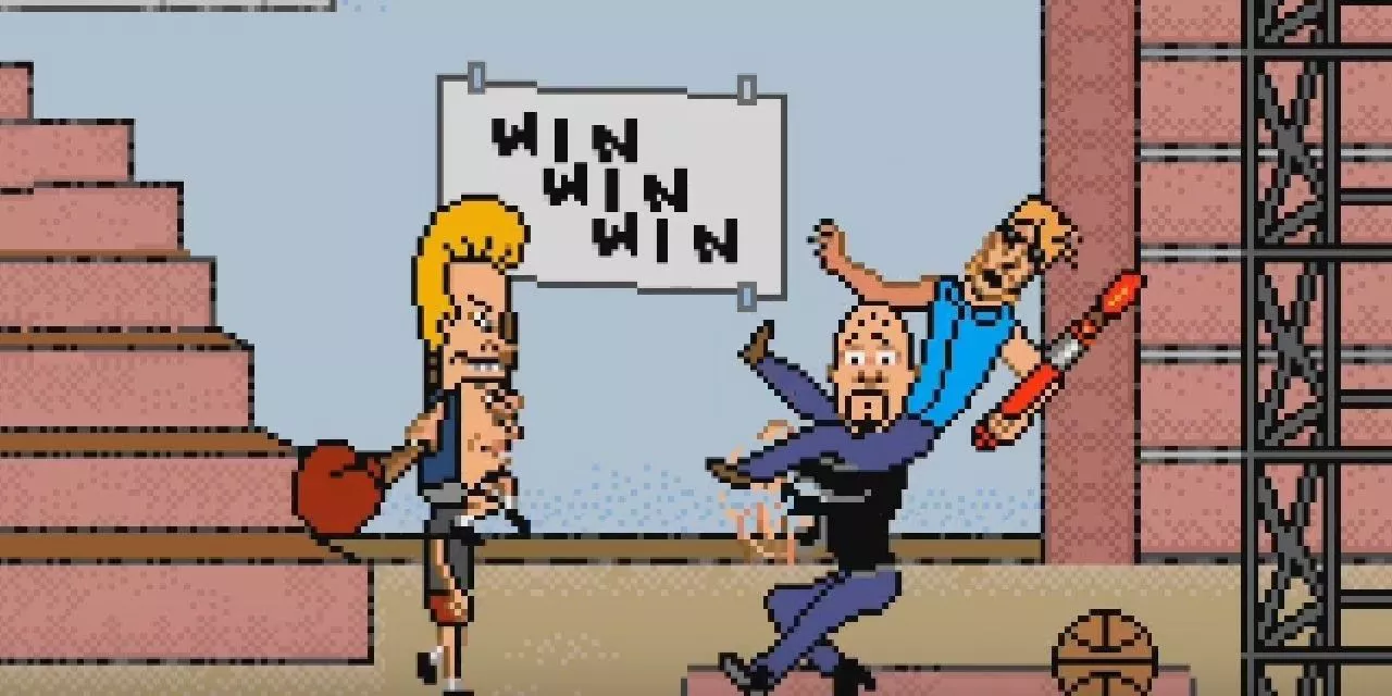 Jugabilidad de Beavis and Butthead para SNES