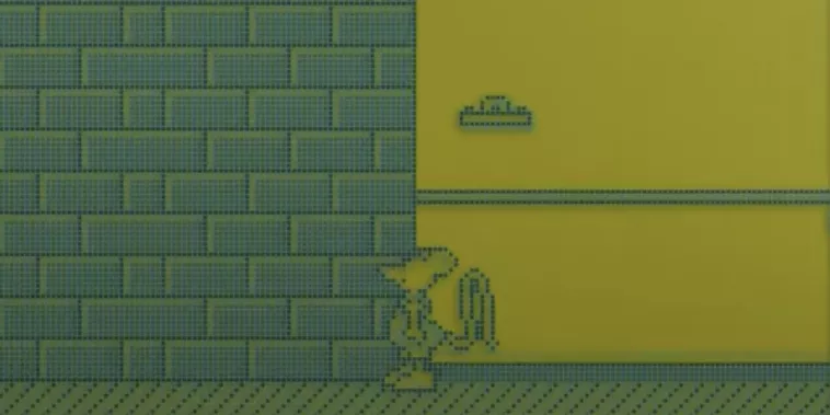 Captura de pantalla de Mouse Trap Hotel para Game Boy con Maxie.