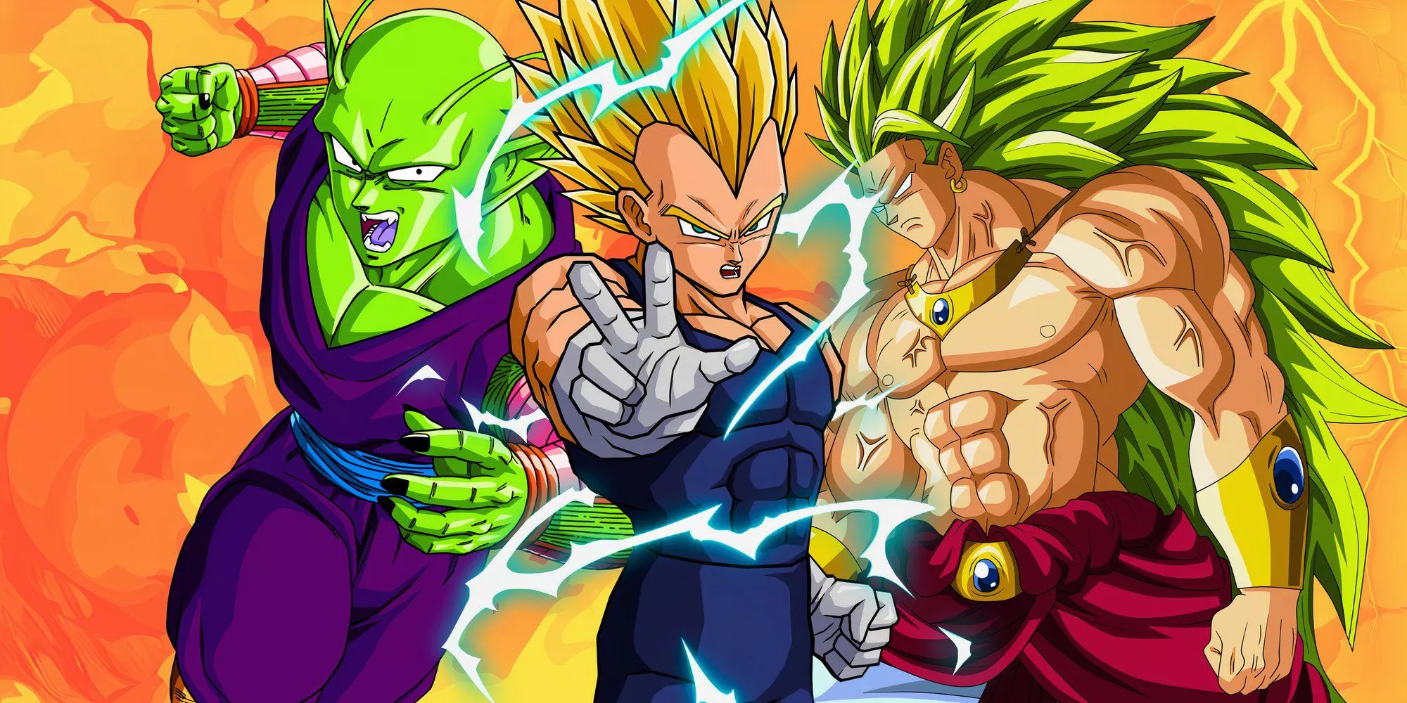 Custom Image of Piccolo, Vegeta, Broly from Dragon Ball