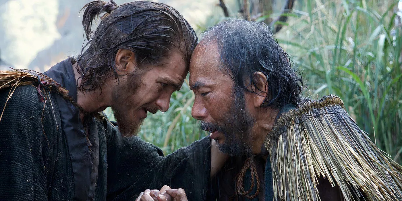 Andrew Garfield stars as Rodrigues as he goes into Japan to help the locals looking for God in Silence.