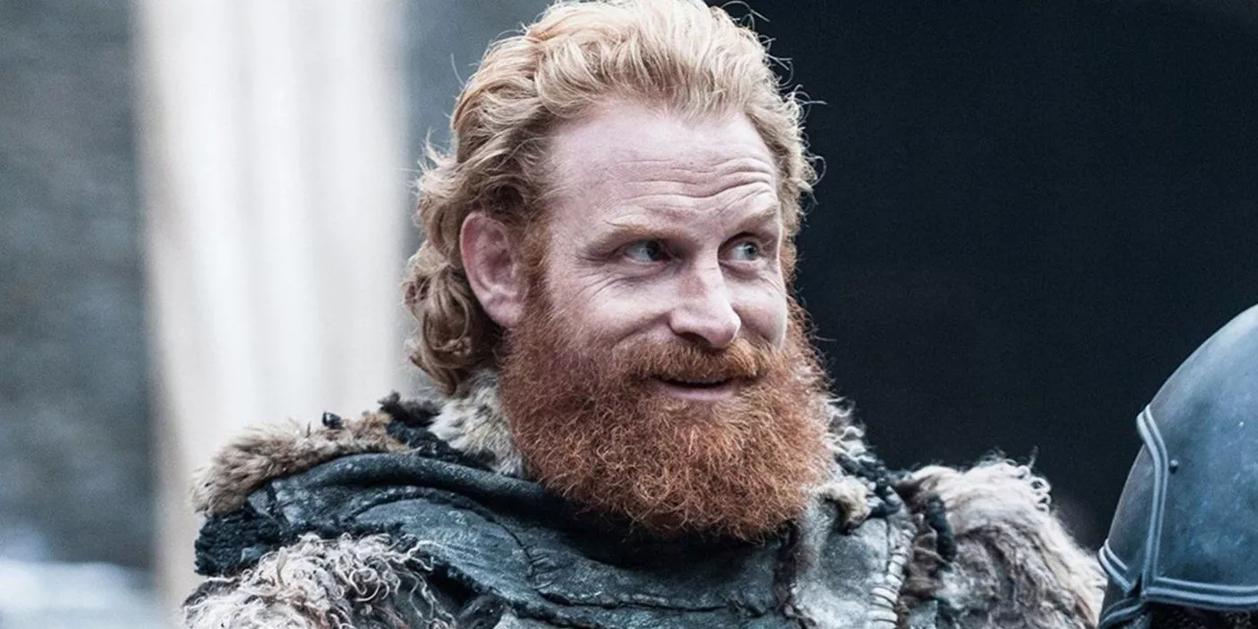 Tormund Giantsbane (Kristofer Hivju) con una sonrisa traviesa en Game of Thrones