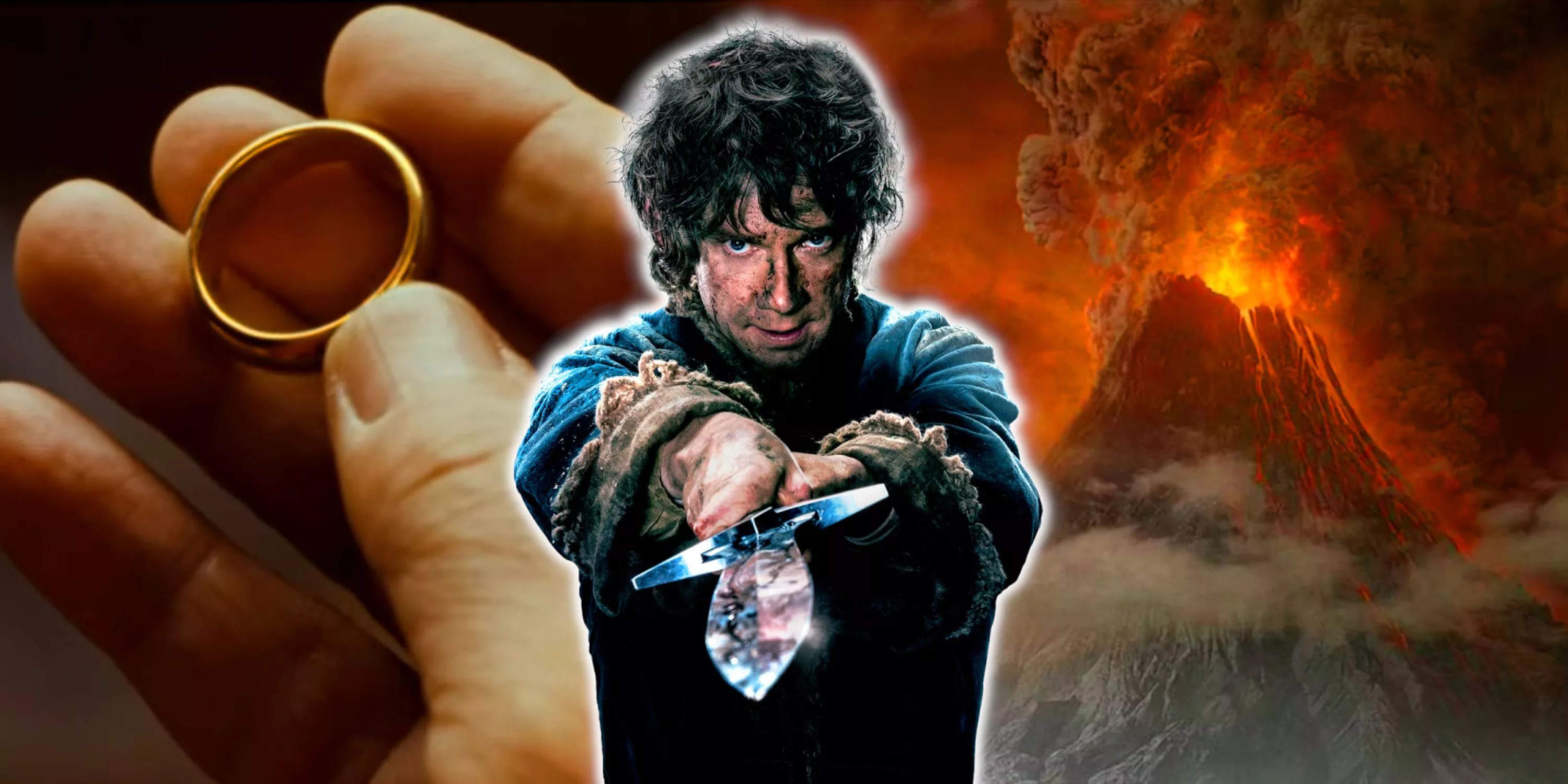 Bilbo, Un Anillo y el Monte del Destino de El Hobbit y El Señor de los Anillos