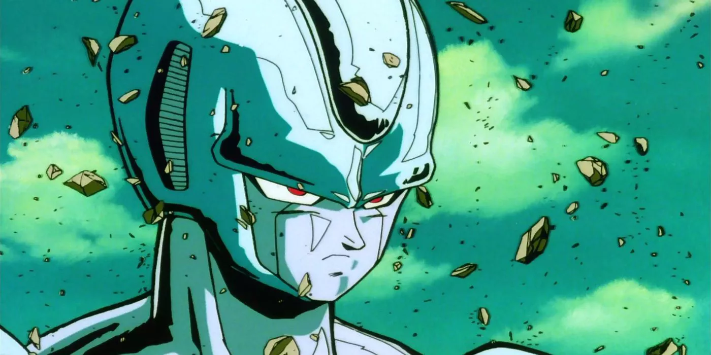 Meta-Cooler in Dragon Ball Z The Return of Cooler staring angrily