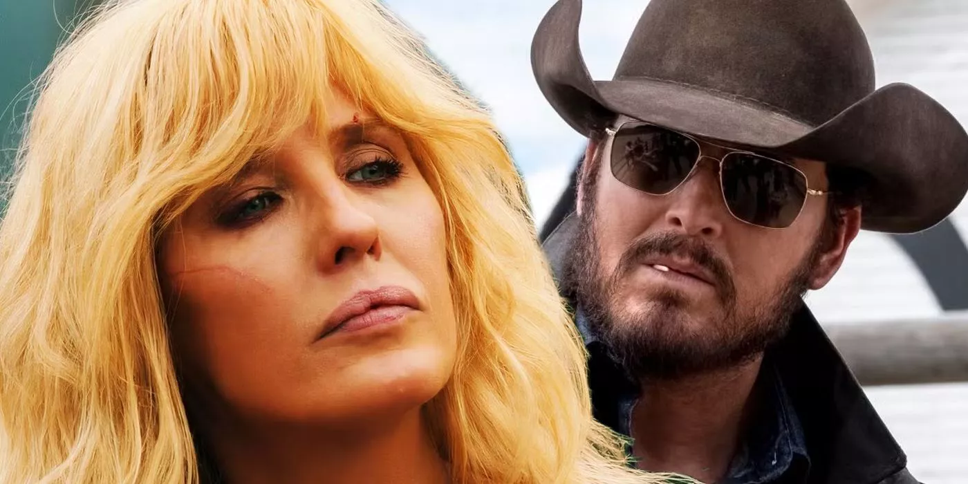 Kelly Reilly y Cole Hauser como Beth Dutton y Rip Wheeler en Yellowstone