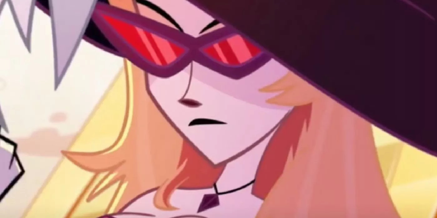 Lilith siendo confrontada por Lute para hacer algo con respecto a Charlie al final de la Temporada 1 de Hazbin Hotel.