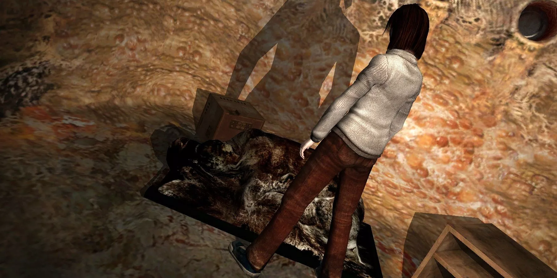 Angela lucha por confrontar a un Abstract Daddy en Silent Hill 2