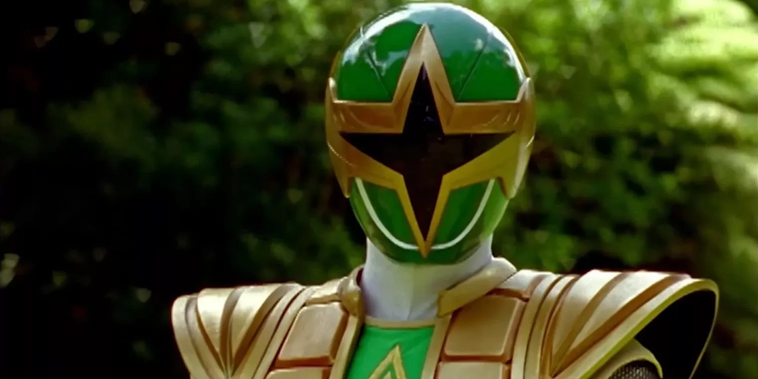 Cam as the Green Samurai Ranger in Power Rangers Ninja Storm