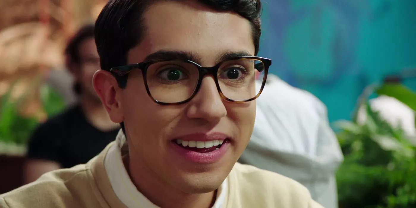 Nate Silva smiles amazed in Power Rangers Beast Morphers