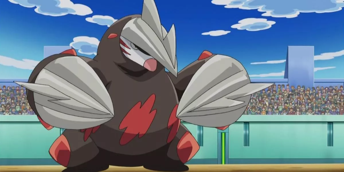 Excadrill in Pokémon looking ready for battle