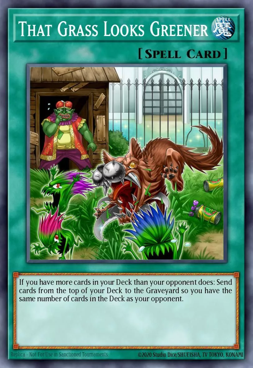 That Grass Looks Greener Yu-Gi-Oh card