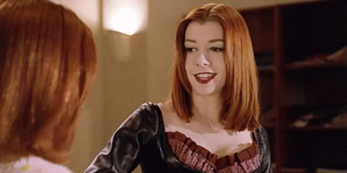 Vampire Willow talking to Willow in Buffy the Vampire Slayer