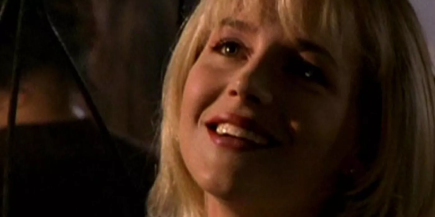 Darla plays coy in Buffy the Vampire Slayer