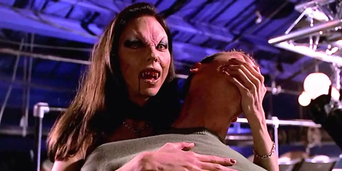 Drusilla torturing Giles in Buffy the Vampire Slayer