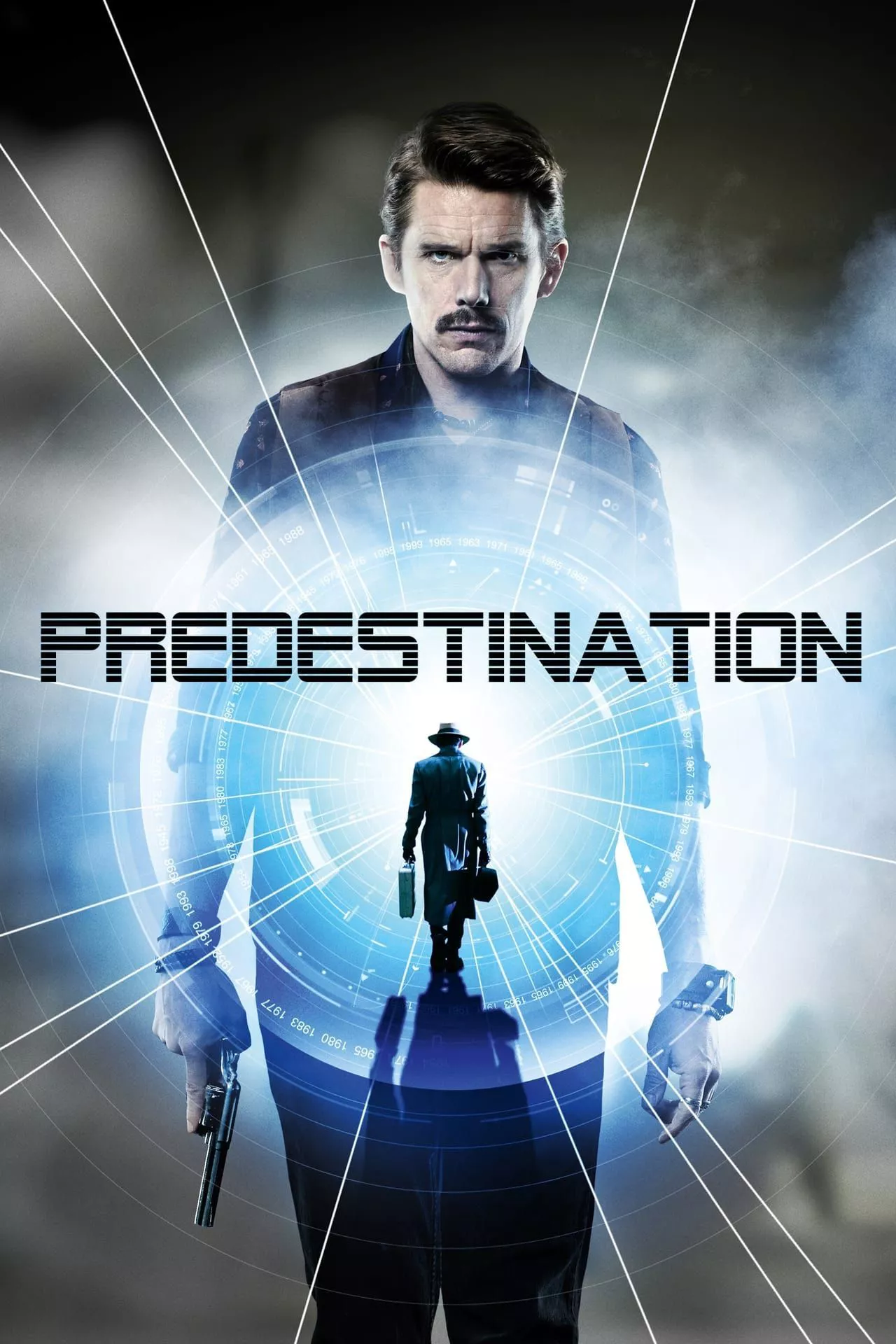 Ethan Hawke y Sarah Snook en Predestination