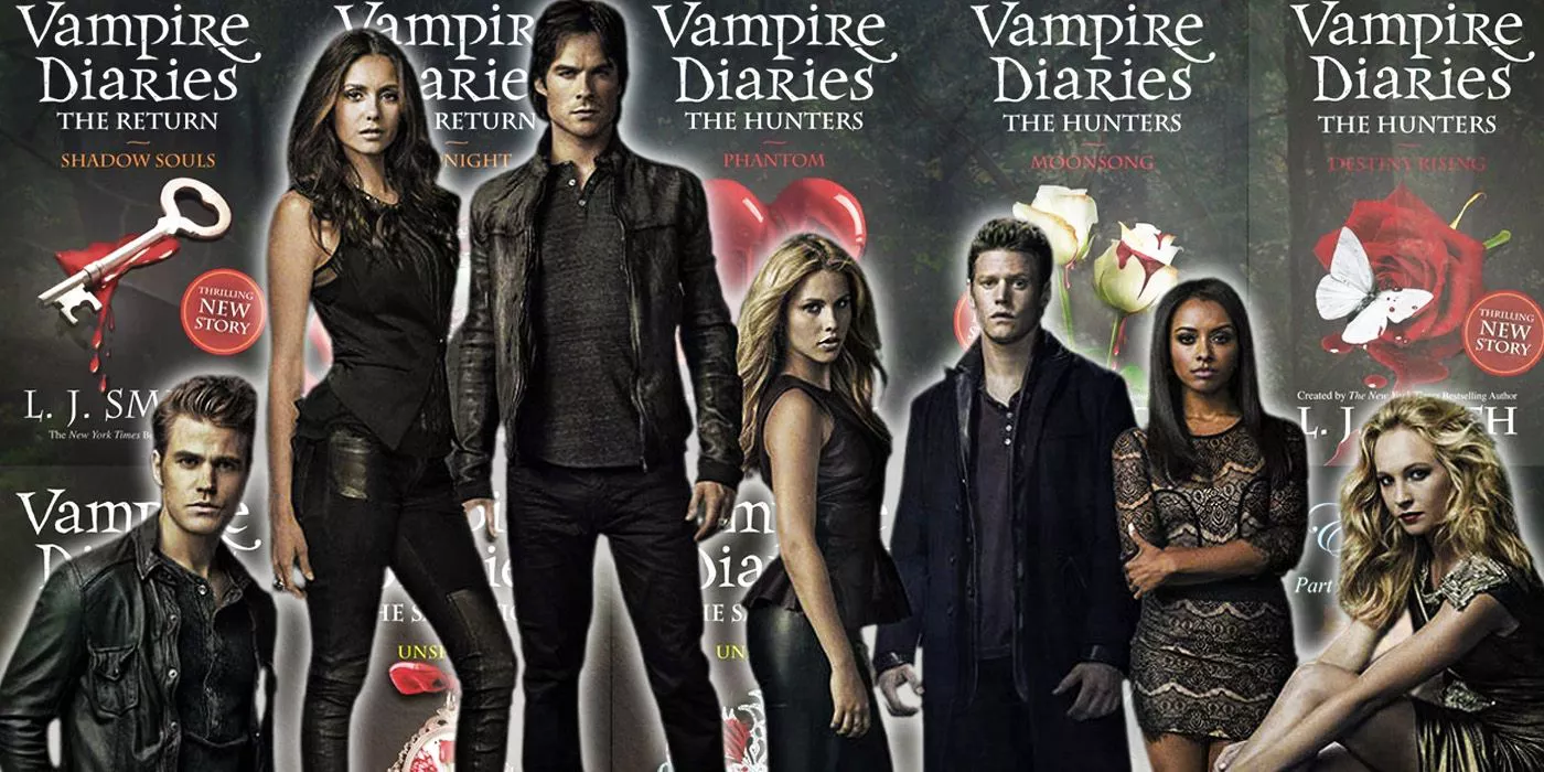 Elenco de The Vampire Diaries y libros