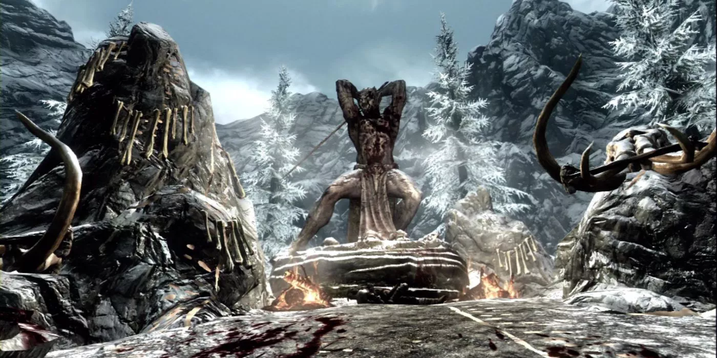 Malacath, the Daedric Prince of vengeance, in The Elder Scrolls V: Skyrim