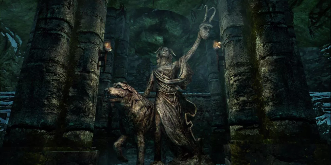 The Shrine of Clavicus Vile in The Elder Scrolls V: Skyrim.