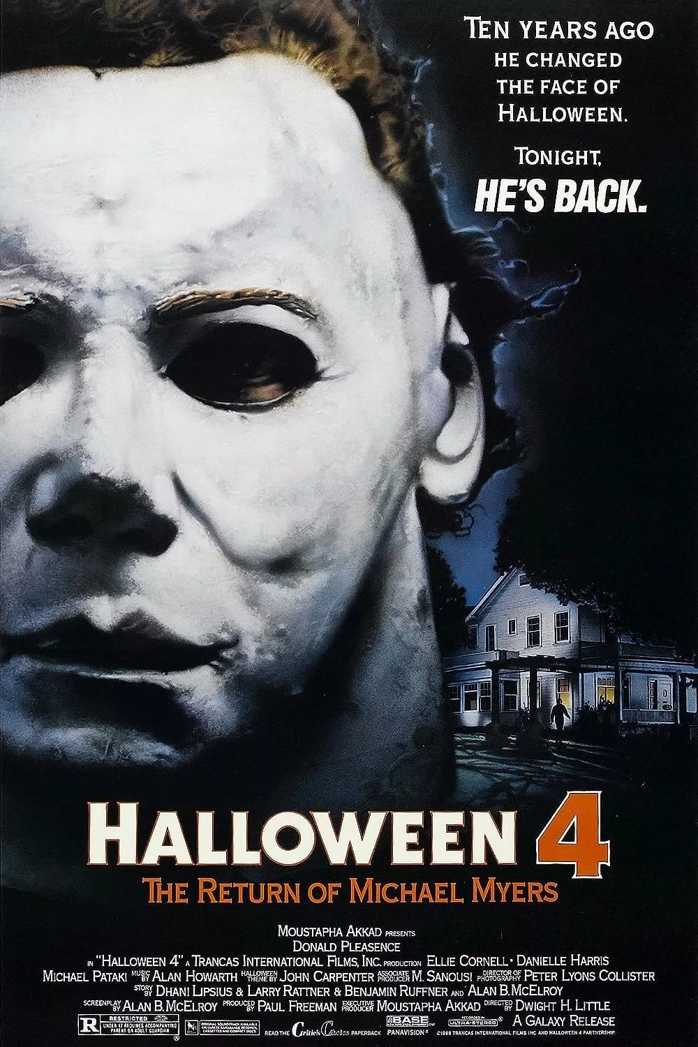 Cartel de Halloween 4 El regreso de Michael Myers