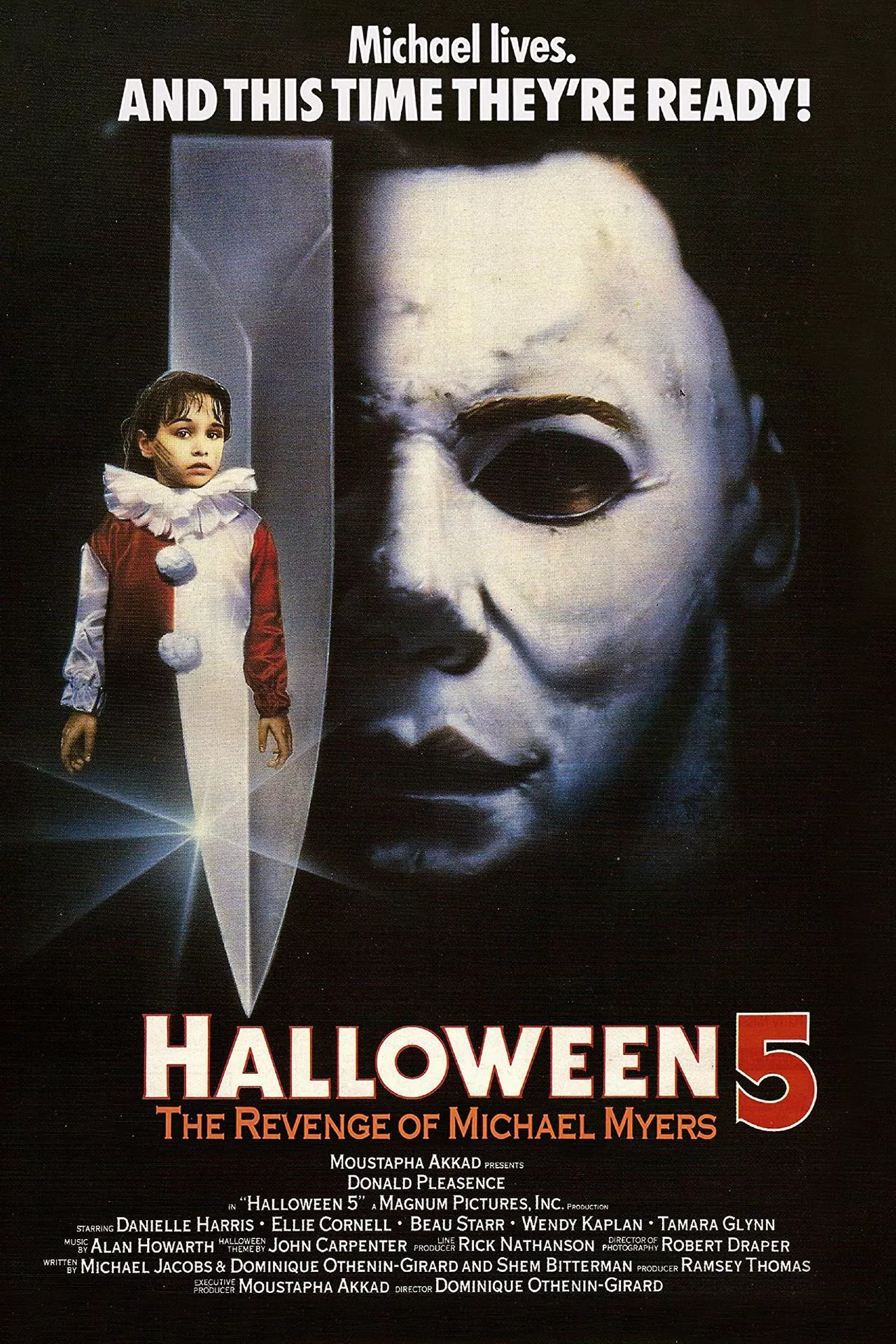 Cartel de Halloween 5: La venganza de Michael Myers