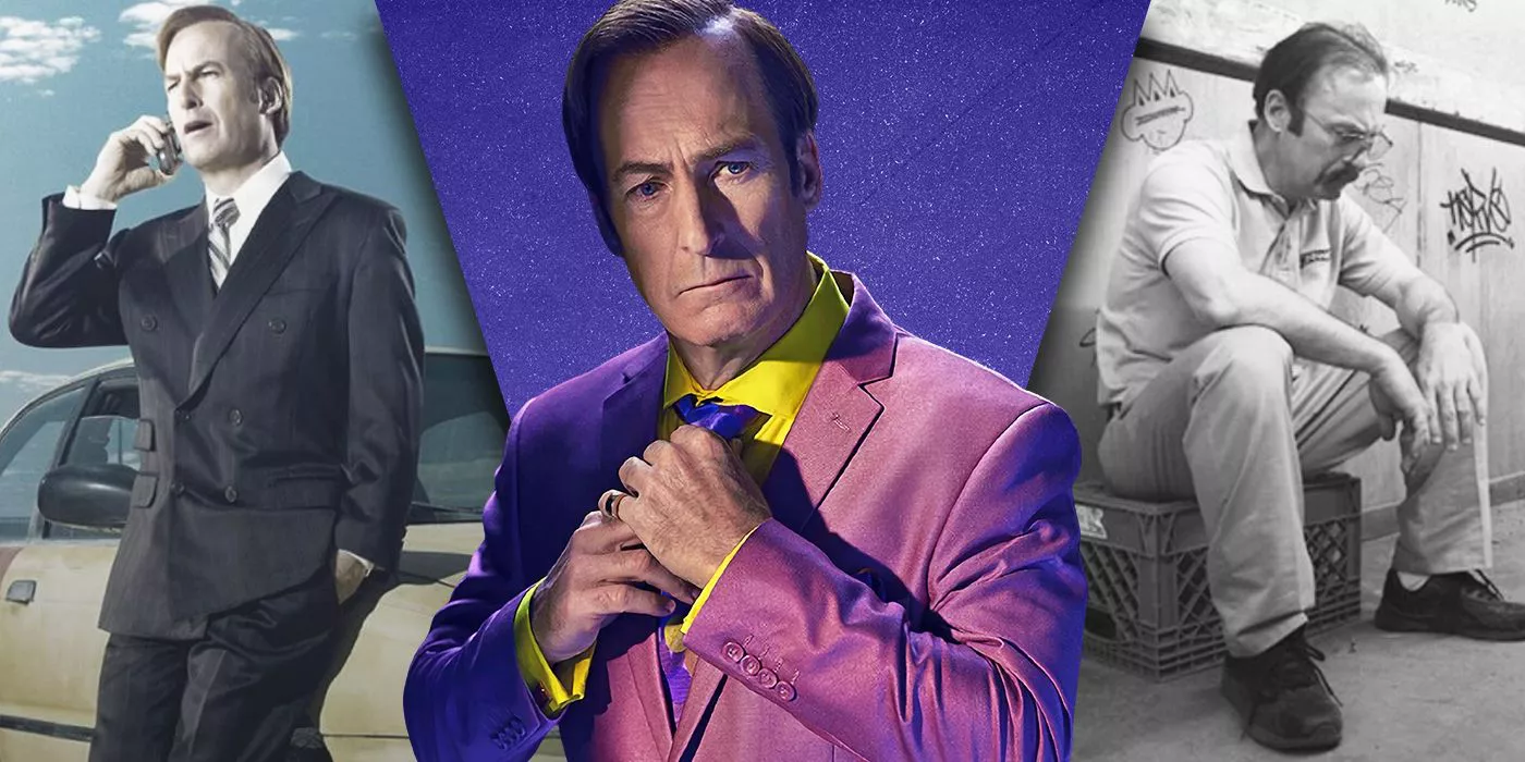 Split image of Saul Goodman