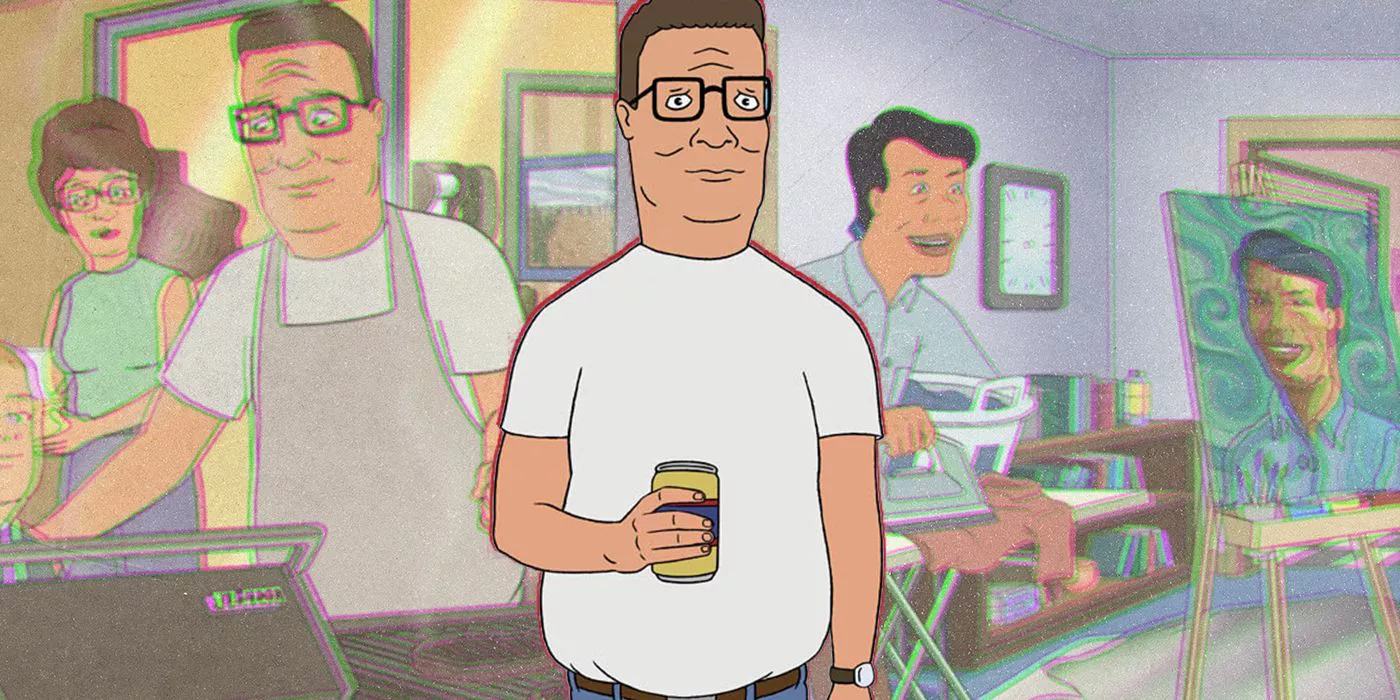 Hank Hill holding can and King of the Hill final Episode