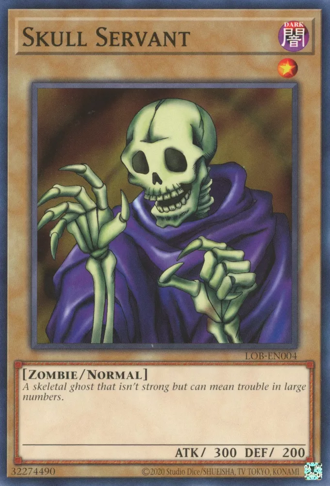 Skull Servant in the Yu-Gi-Oh! TCG/OCG.