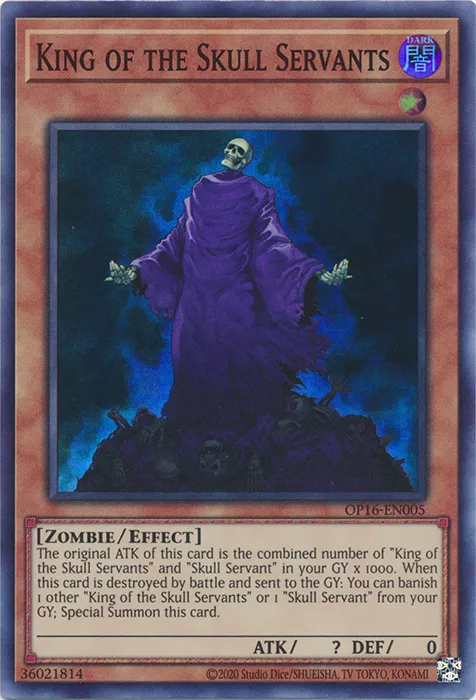 King of the Skull Servants in the Yu-Gi-Oh! TCG/OCG.