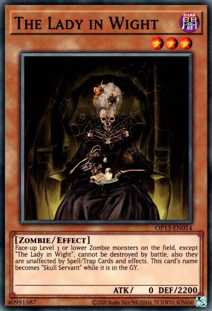 The Lady in Wight in the Yu-Gi-Oh! TCG/OCG.