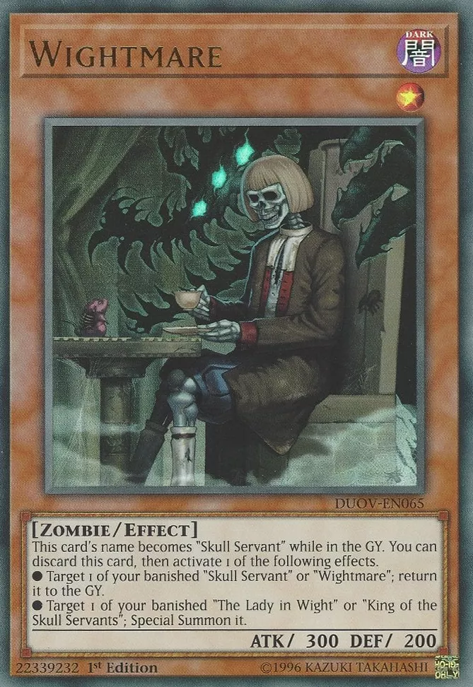 Wightmare in the Yu-Gi-Oh! TCG/OCG.