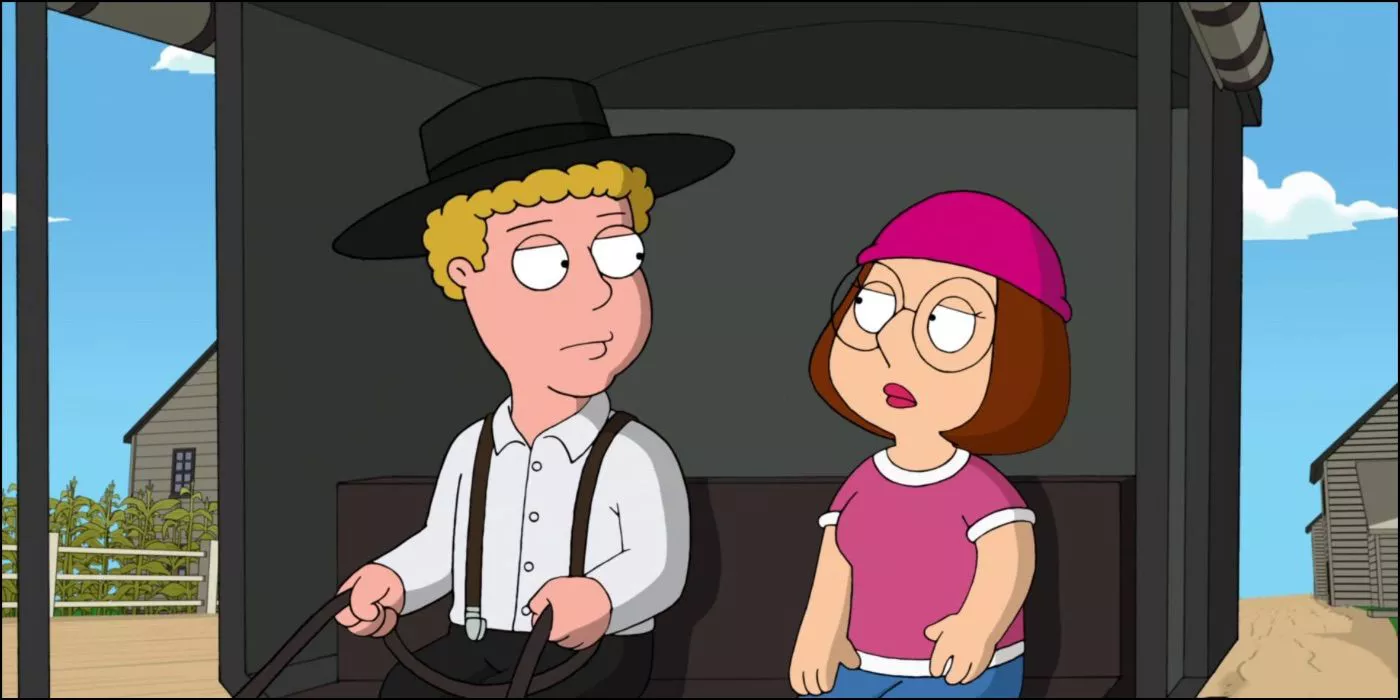 Eli y Meg de Family Guy