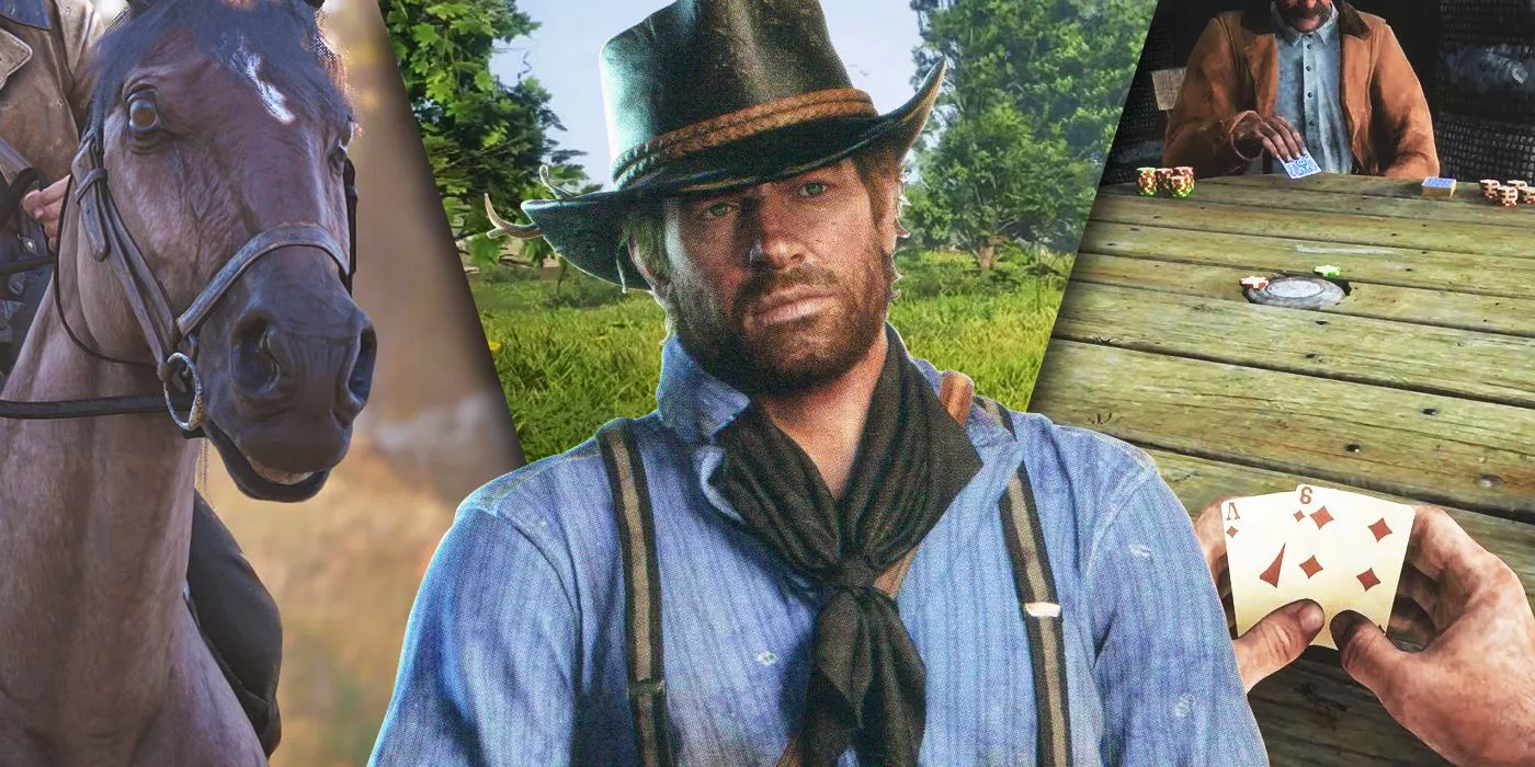 Arthur Morgan, Horse, and Poker