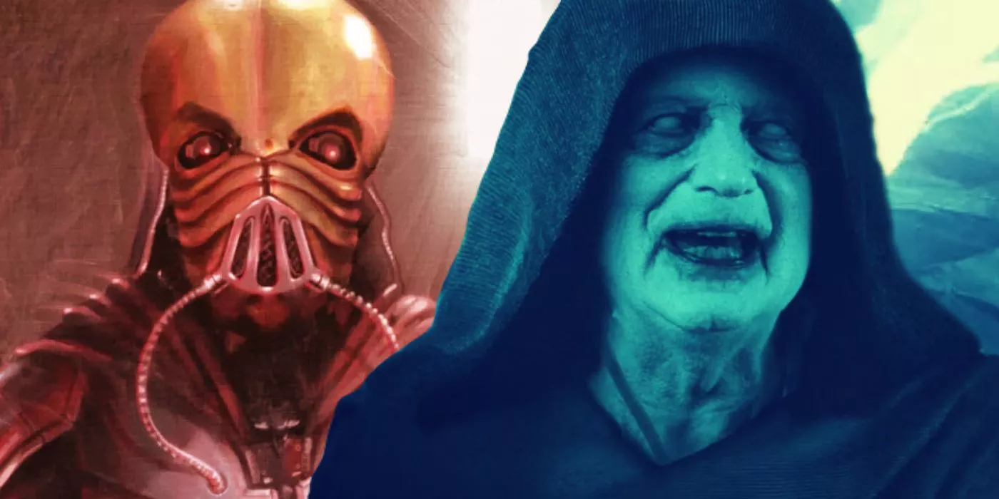 Dividido: Darth Tenebrous y el Emperador Palpatine (Ian McDiarmid) en Star Wars