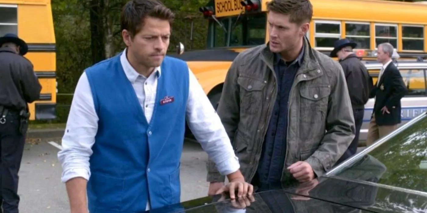 Castiel y Dean juntos en la temporada 9 de Supernatural