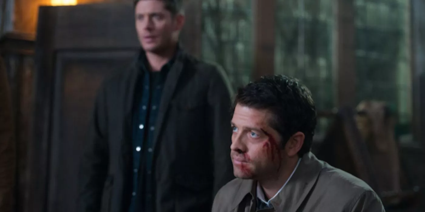 Dean y Castiel en Supernatural