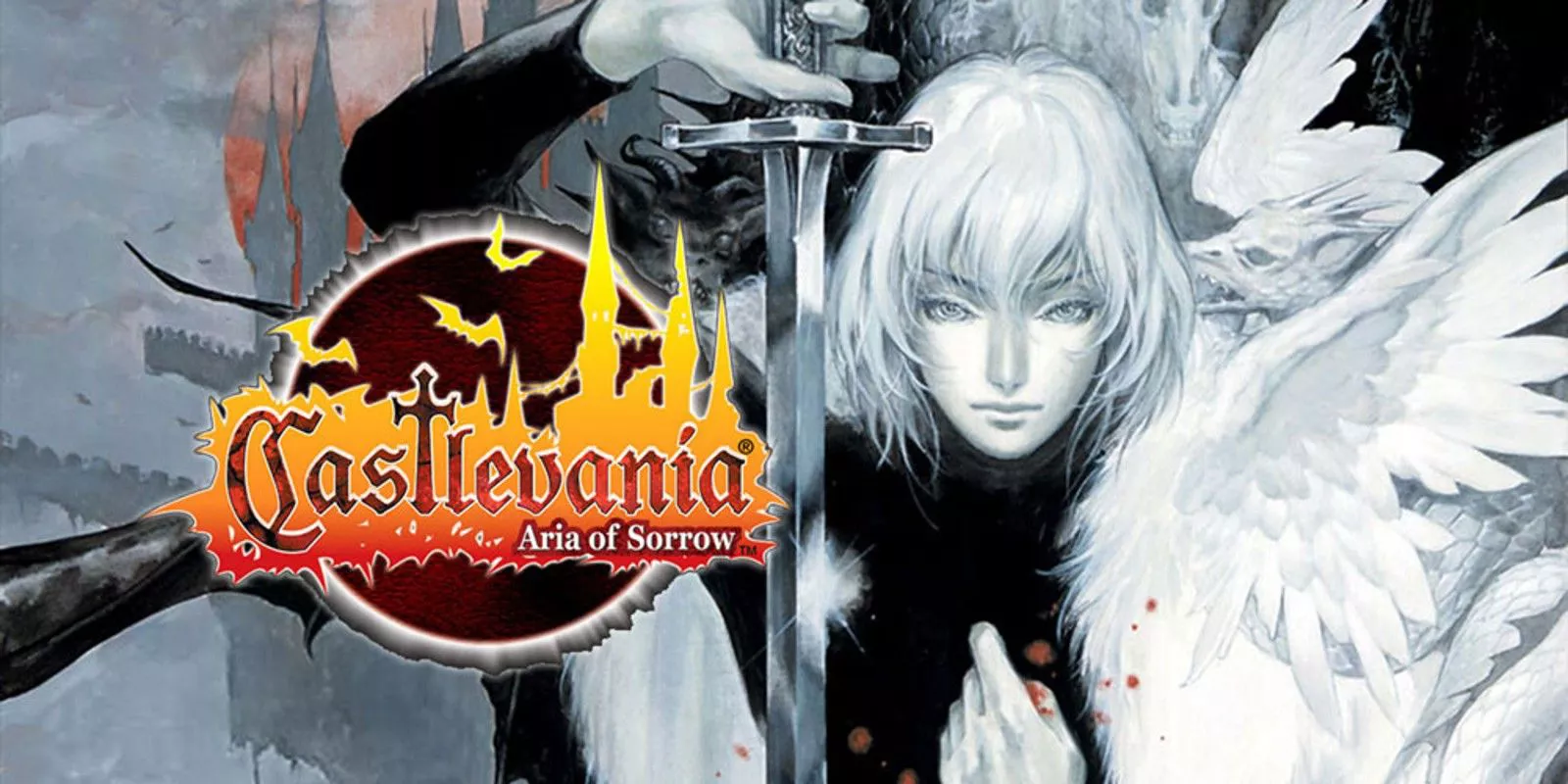 Key art for Castlevania: Aria of Sorrow, depicting Soma Cruz.