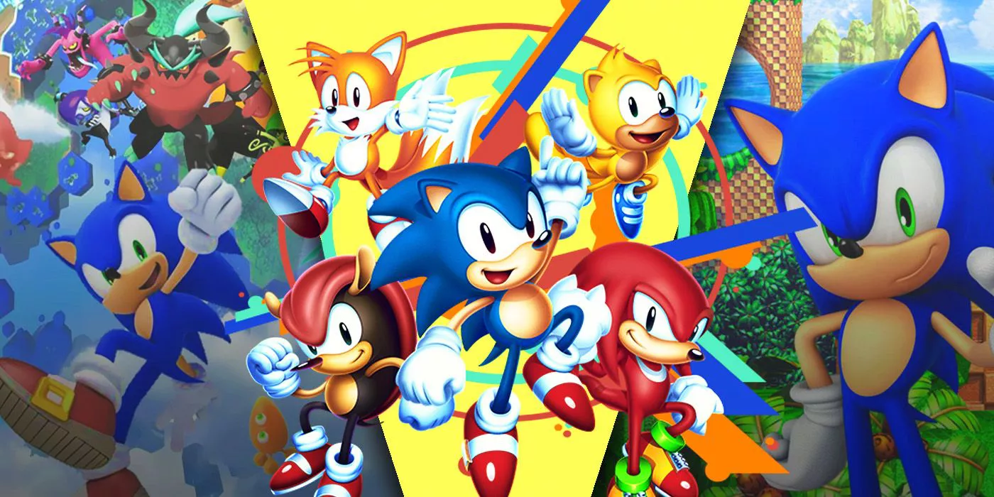 Sonic Mania, Sonic Lost World and Sonic the Hedgehog 4