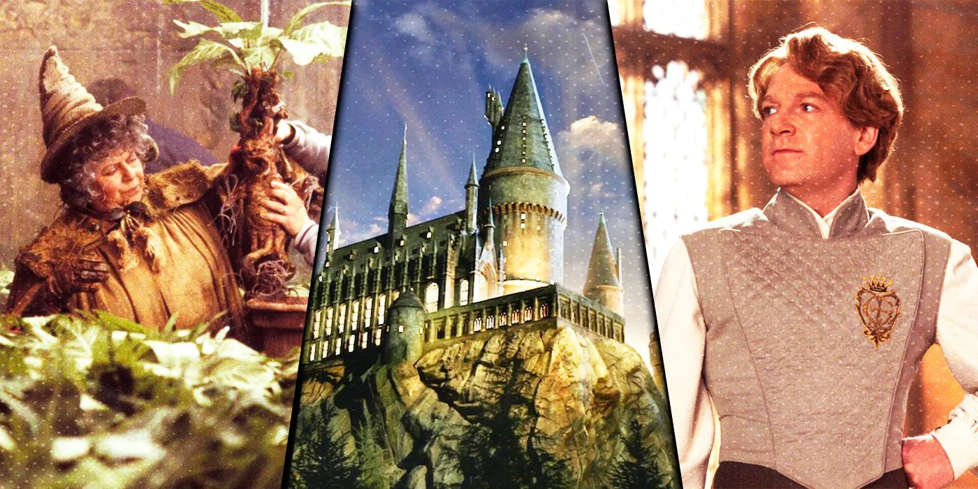 Hogwarts y algunos profesores de Harry Potter