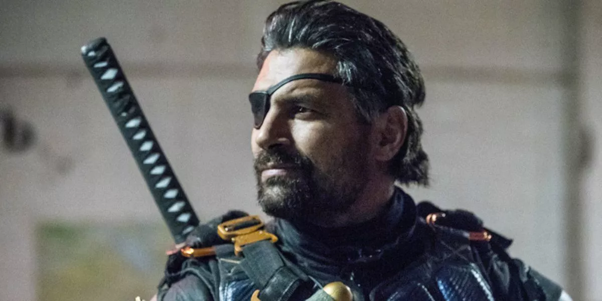 Manu Bennett stars as Slade Wilson/Deathstroke in Arrow