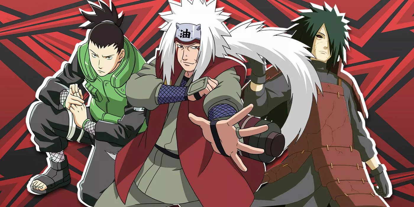 Jiraiya, Madara, y Shikamaru