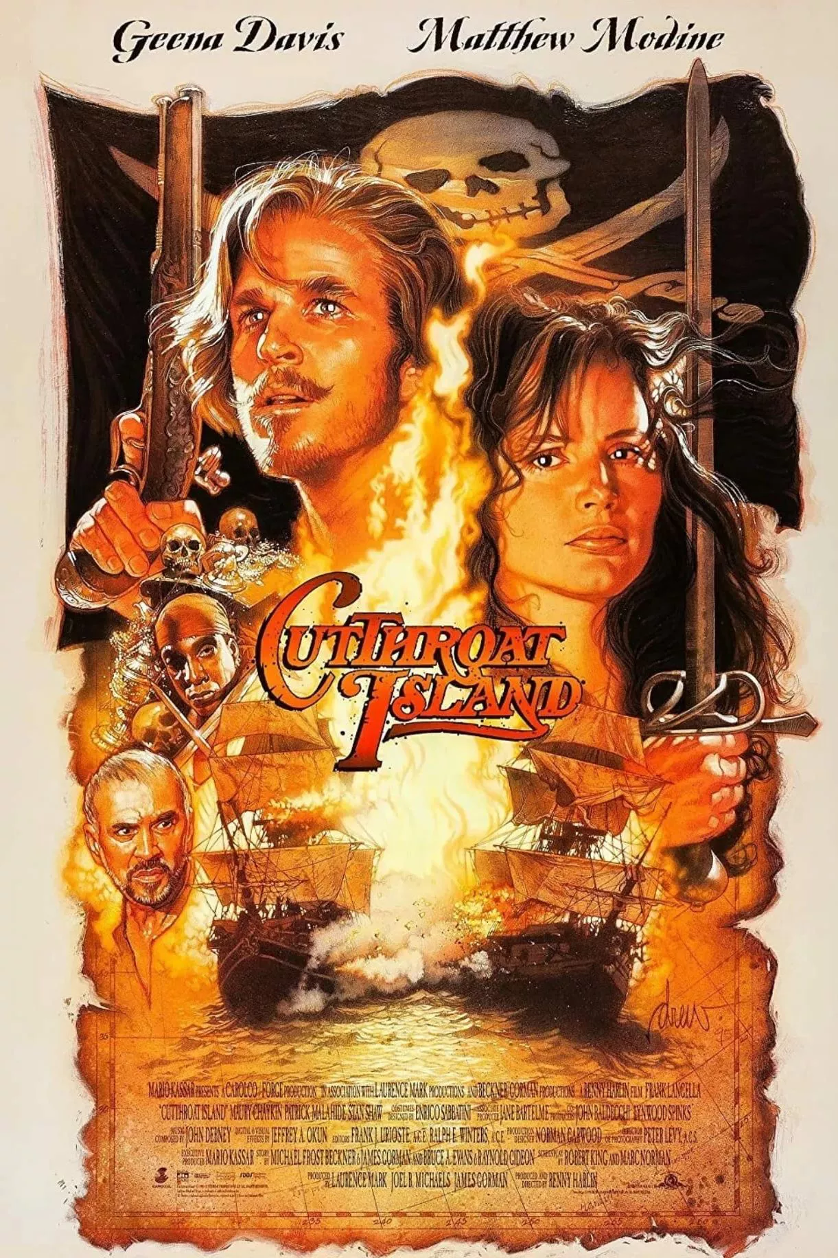 Cutthroat Island 1995 Movie Poster