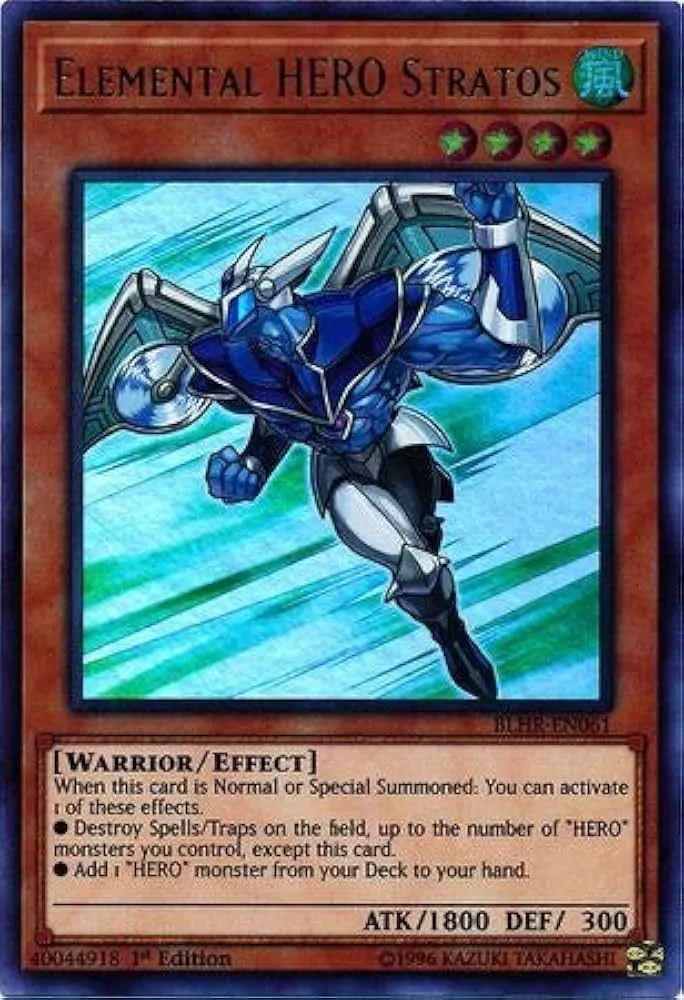 Elemental Hero Stratos es un iniciador de combo crucial.