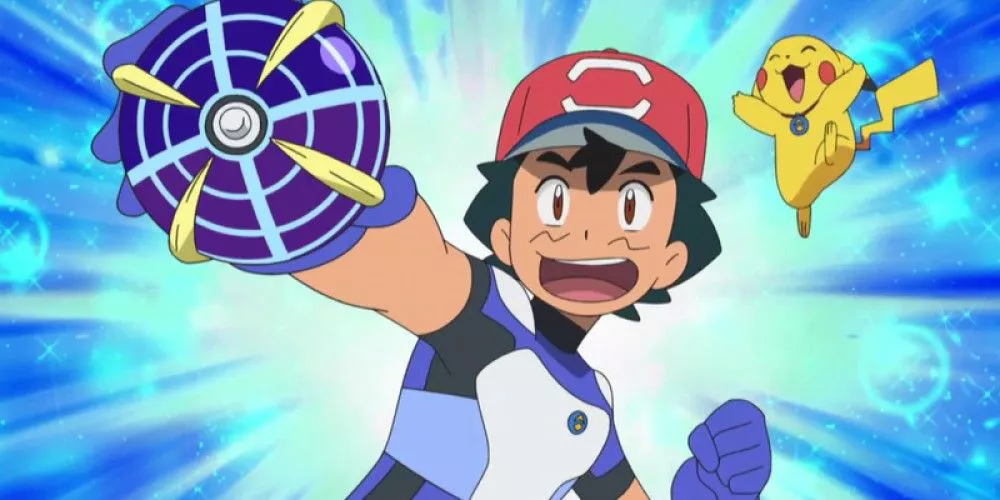 Ash Ketchum como Ultra Guardian en Pokémon.