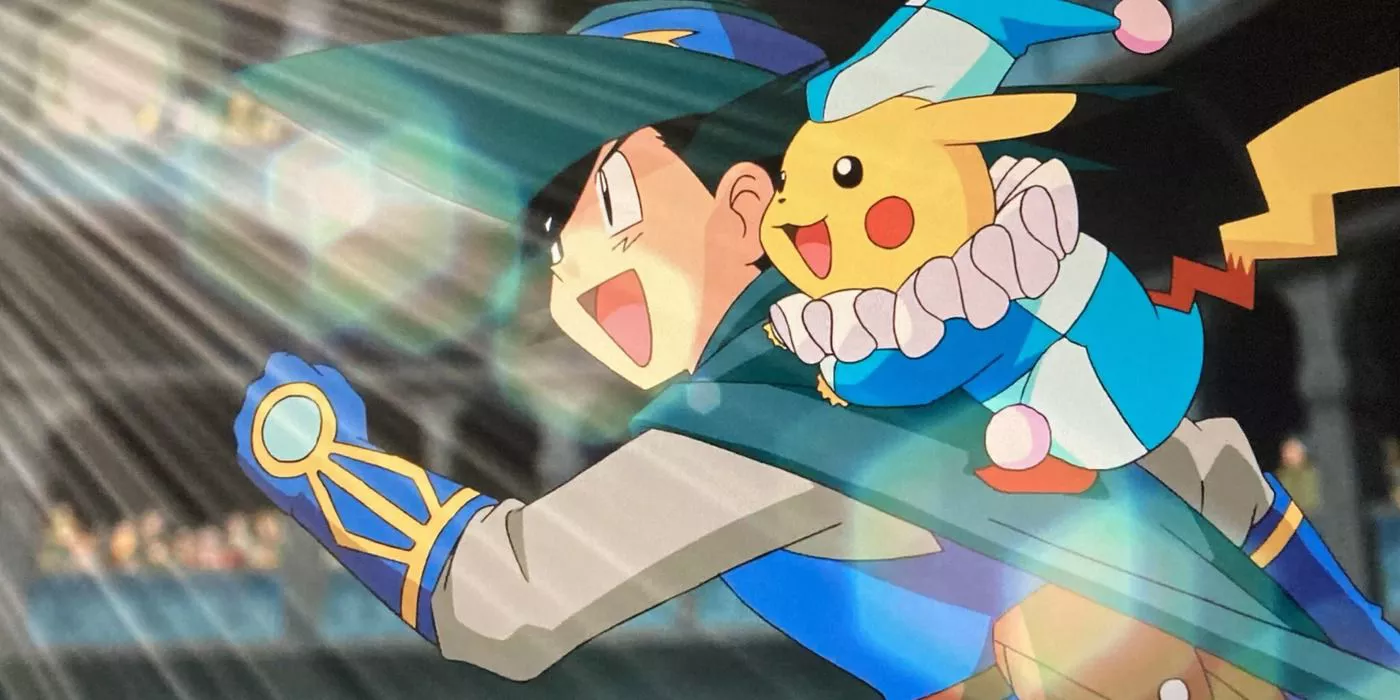 Ash y Pikachu debutan al comienzo de Lucario y el Misterio de Mew.