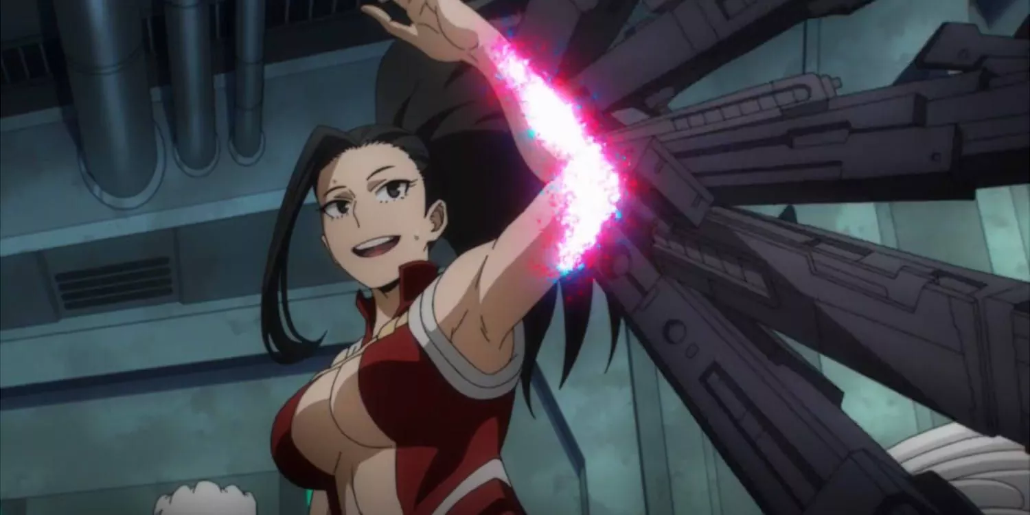 Momo Yaoyorozu ayuda a hacer piezas de repuesto en My Hero Academia temporada 7